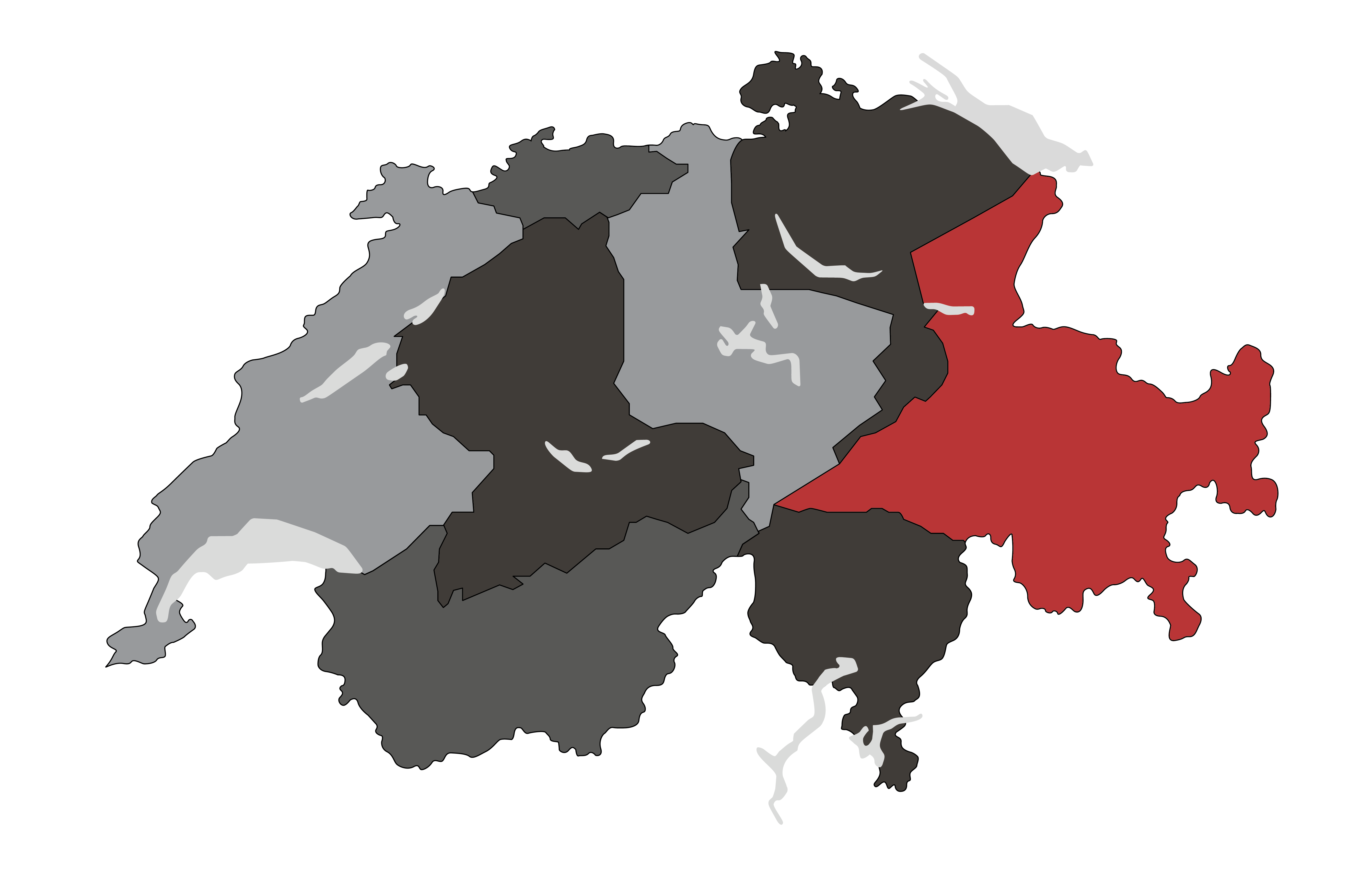 Karte Graubünden